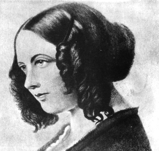 Портрет жены Диккенса художника Д. Маклиза (1846 год)