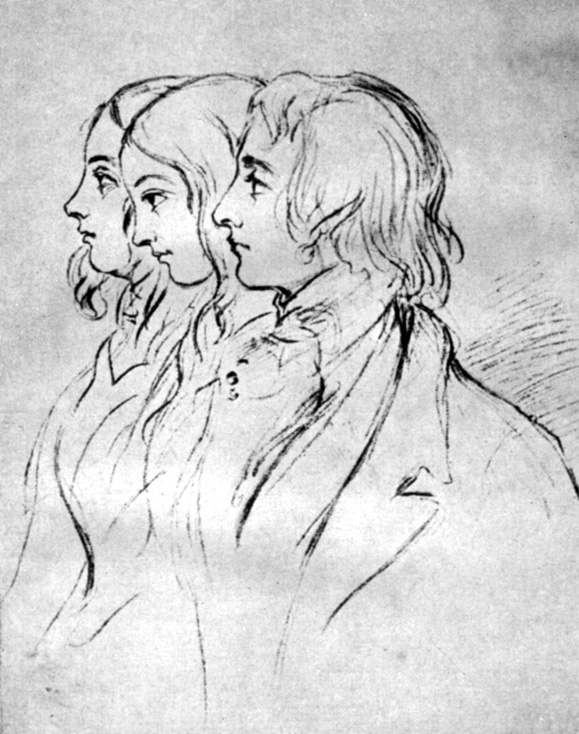 Чарльз Диккенс, его жена и ее сестра